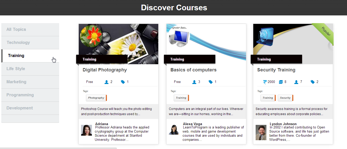 Discover Courses
