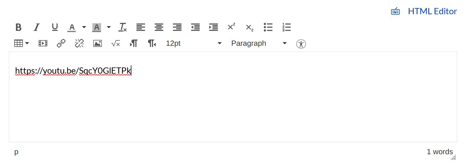 1. Insert Link into the Rich Content Editor